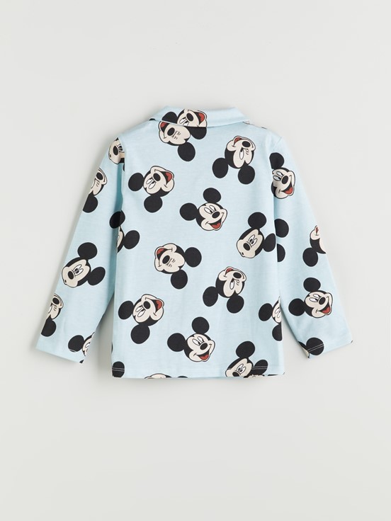 Pijama Takım MAVİ BASKILI