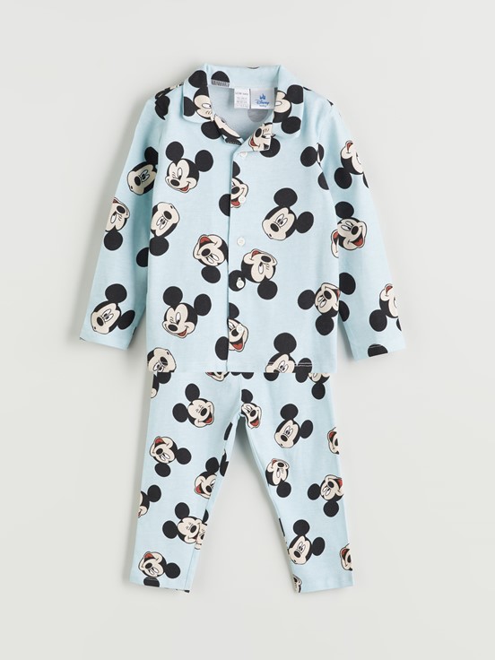 Pijama Takım MAVİ BASKILI
