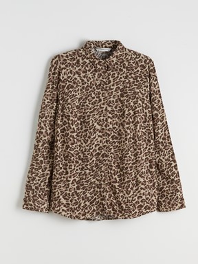 Gömlek AÇIK GRİ BASKILI