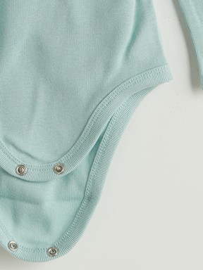 Çıtçıtlı Body PASTEL MAVİ