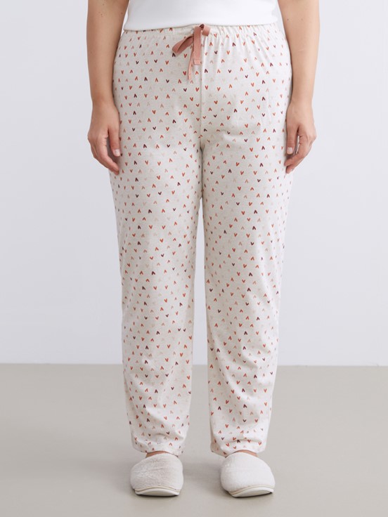 Pijama Alt BEJ MELANJ BASKILI