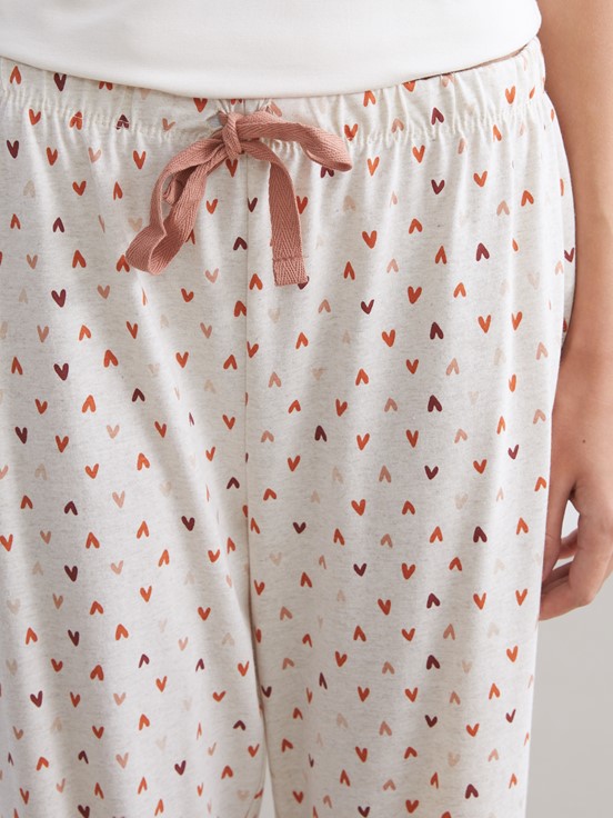 Pijama Alt BEJ MELANJ BASKILI