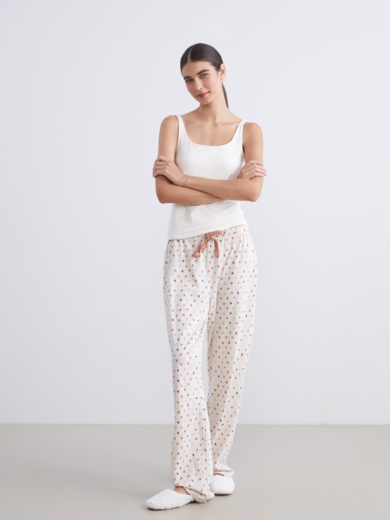 Pijama Alt BEJ MELANJ BASKILI