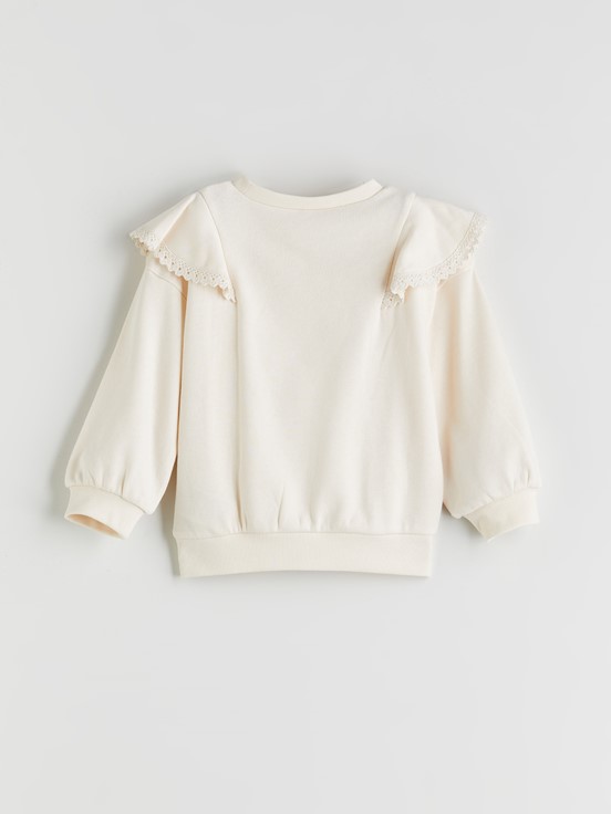 Sweatshirt KREM RENGİ