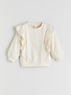 Sweatshirt KREM RENGİ
