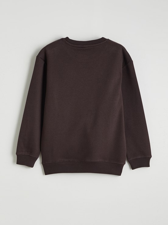 Sweatshirt KOYU KAHVERENGİ