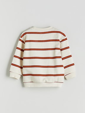 Sweatshirt AÇIK BEJ ÇİZGİLİ