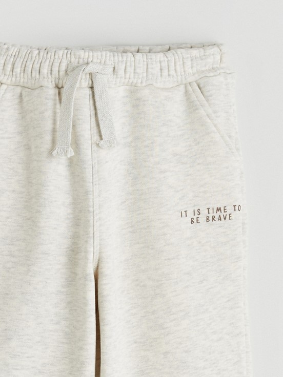 Eşofman Altı KIRIK BEYAZ MELANJ