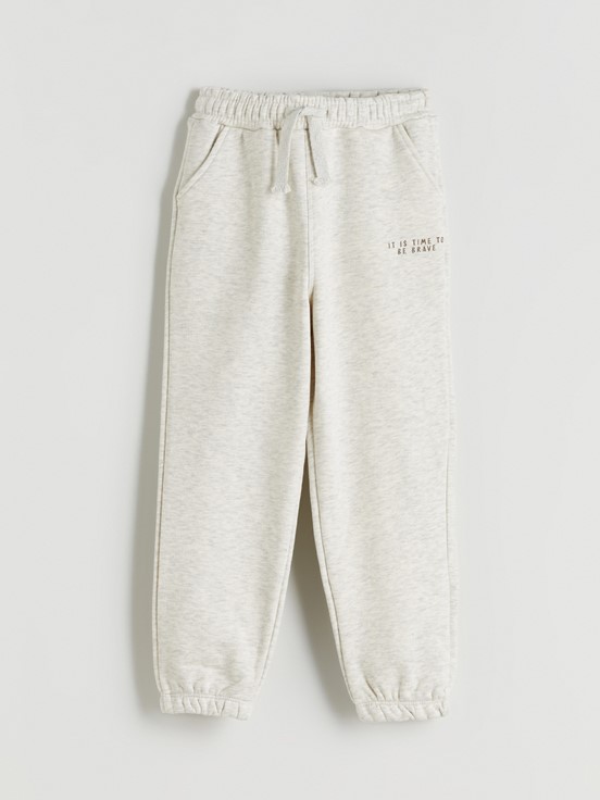 Eşofman Altı KIRIK BEYAZ MELANJ