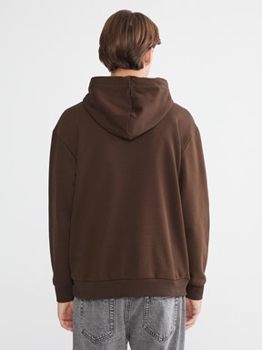 Hoodie KOYU KAHVERENGİ