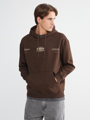 Hoodie KOYU KAHVERENGİ