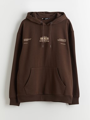Hoodie KOYU KAHVERENGİ