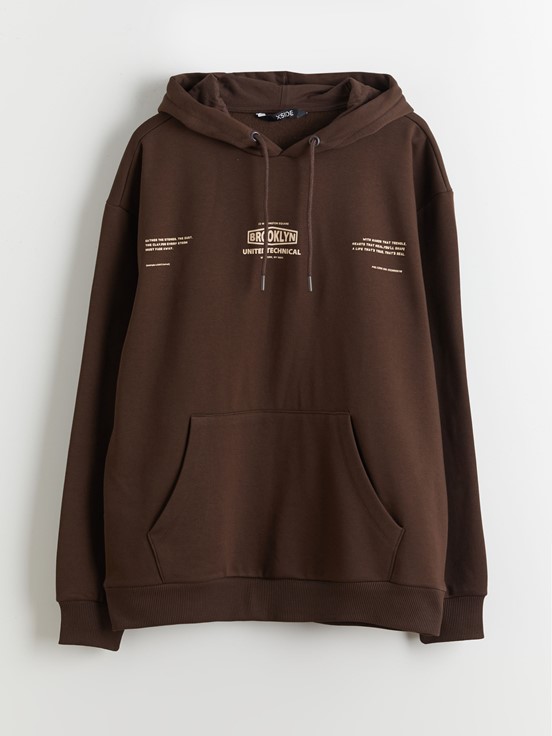 Hoodie KOYU KAHVERENGİ