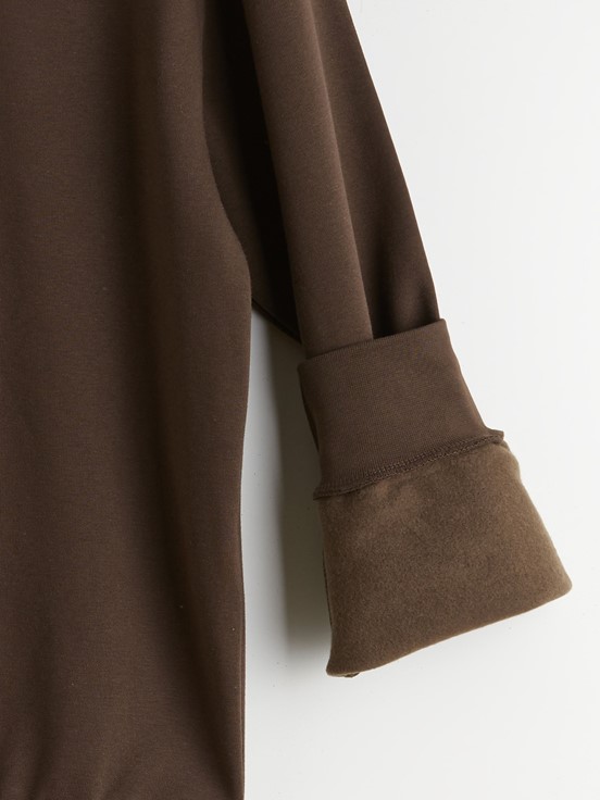 Sweatshirt KOYU KAHVERENGİ