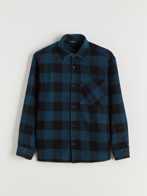 Gömlek Ceket SİYAH EKOSELİ