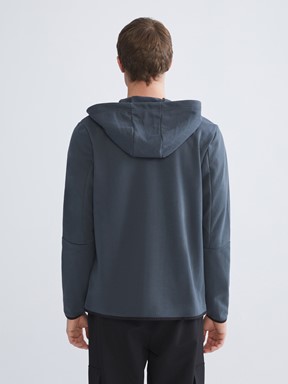 Fermuarlı Sweatshirt KOYU GRİ