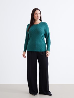 Tişört YEŞİL BASKILI