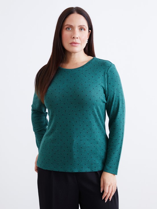 Tişört YEŞİL BASKILI