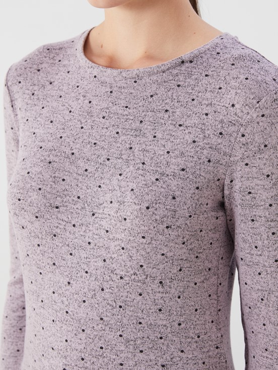 Body MAT LİLA BASKILI