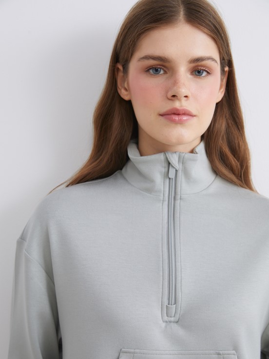 Sweatshirt MAT YEŞİL