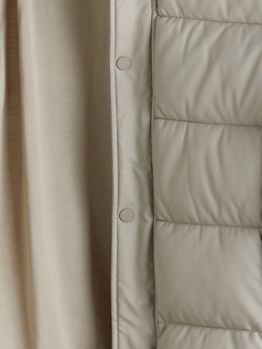 Şişme Mont TAŞ RENGİ