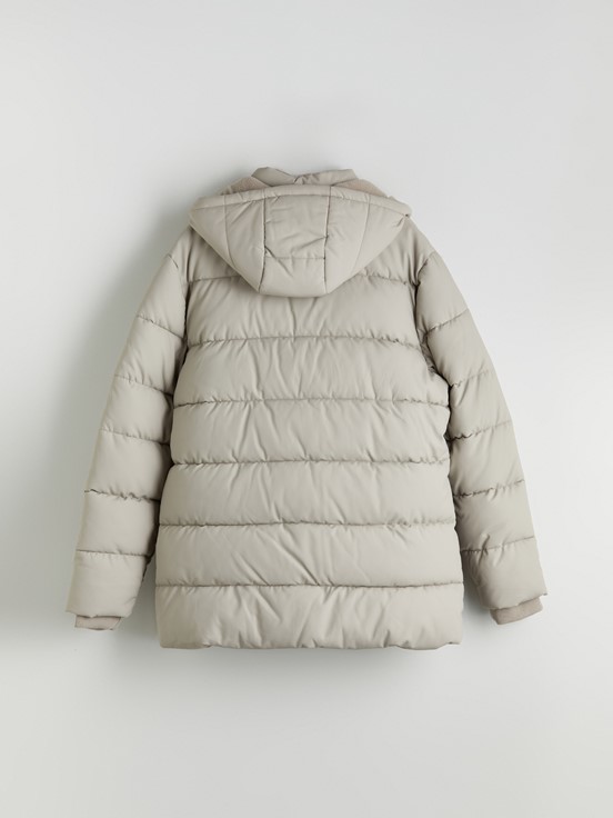 Şişme Mont TAŞ RENGİ