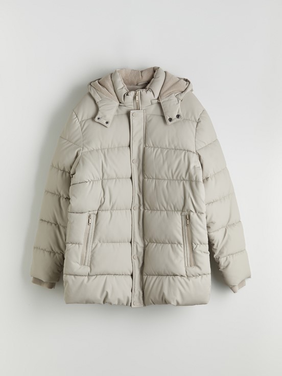 Şişme Mont TAŞ RENGİ