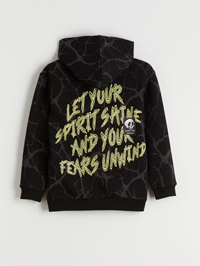Sweatshirt SİYAH BASKILI
