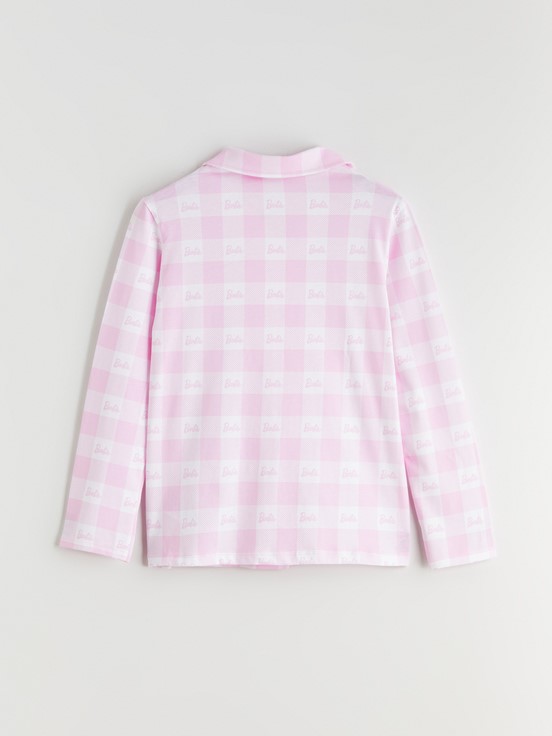 Pijama Takım OPTİK BEYAZ BASKILI
