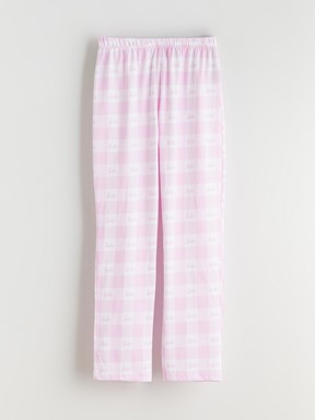 Pijama Takım OPTİK BEYAZ BASKILI