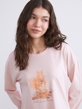 Pijama Takım MAT PEMBE EKOSELİ