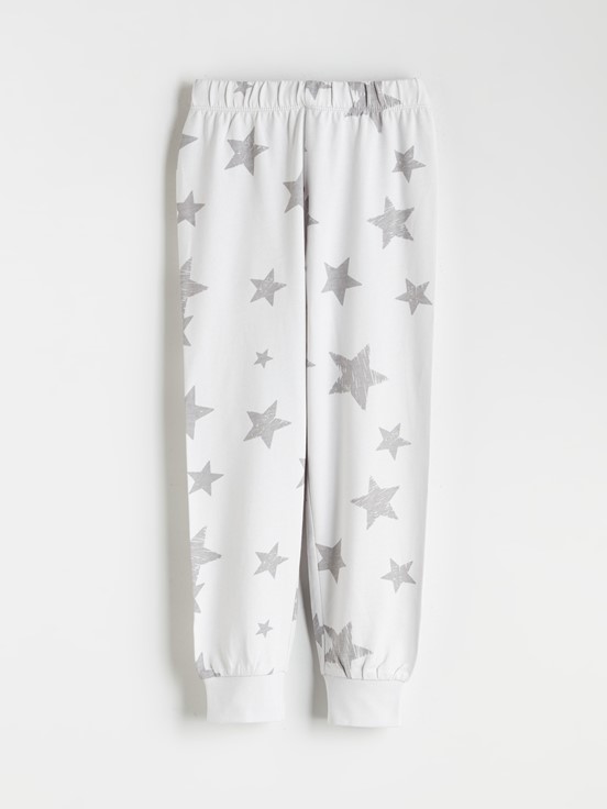 Pijama Takım AÇIK GRİ BASKILI