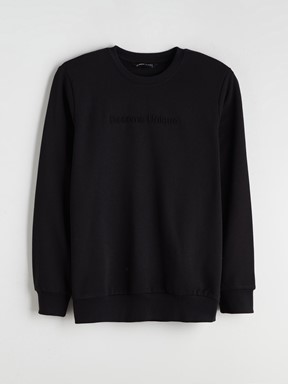 Sweatshirt TAŞ RENGİ MELANJ