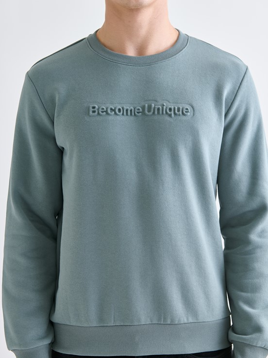 Sweatshirt MAT YEŞİL