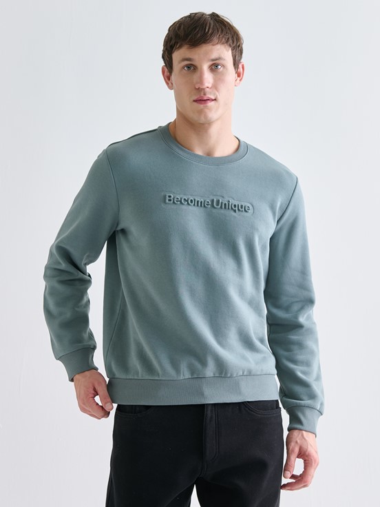 Sweatshirt MAT YEŞİL