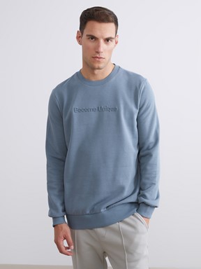 Sweatshirt MAT İNDİGO