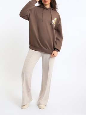 Sweatshirt KAHVERENGİ