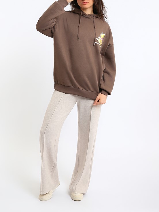 Sweatshirt KAHVERENGİ