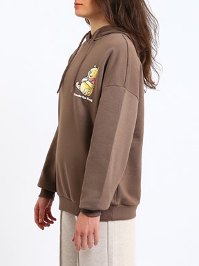 Sweatshirt KAHVERENGİ