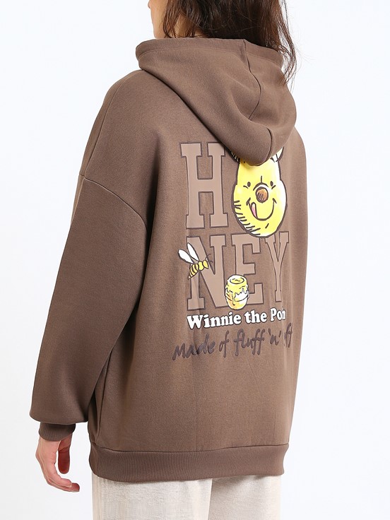 Sweatshirt KAHVERENGİ