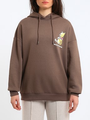 Sweatshirt KAHVERENGİ