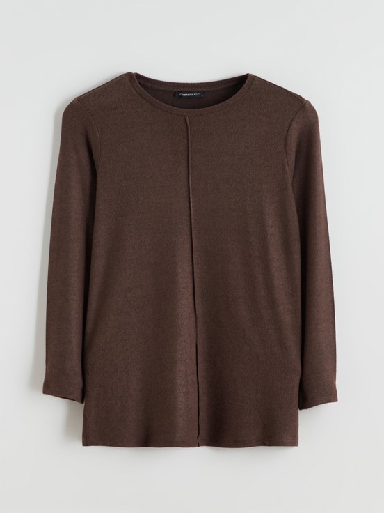 Tişört KAHVE MELANJ