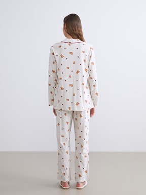 Pijama Takım YULAF EZMESİ MELANJ