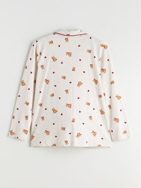 Pijama Takım YULAF EZMESİ MELANJ