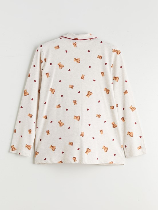 Pijama Takım YULAF EZMESİ MELANJ