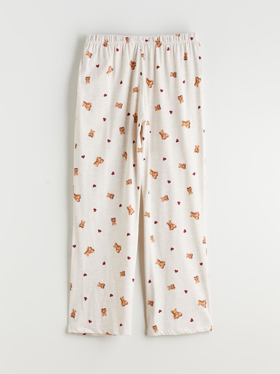 Pijama Takım YULAF EZMESİ MELANJ