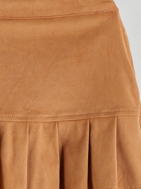 Etek AÇIK KAHVERENGİ