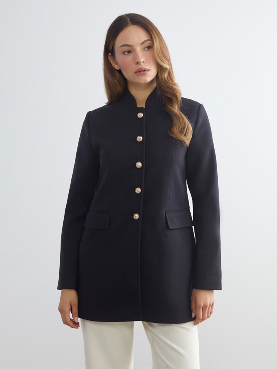 Kaşe Kaban YENİ SİYAH