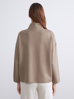 Sweatshirt AÇIK KAHVERENGİ