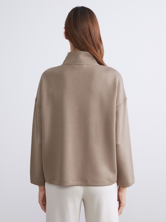 Sweatshirt AÇIK KAHVERENGİ
